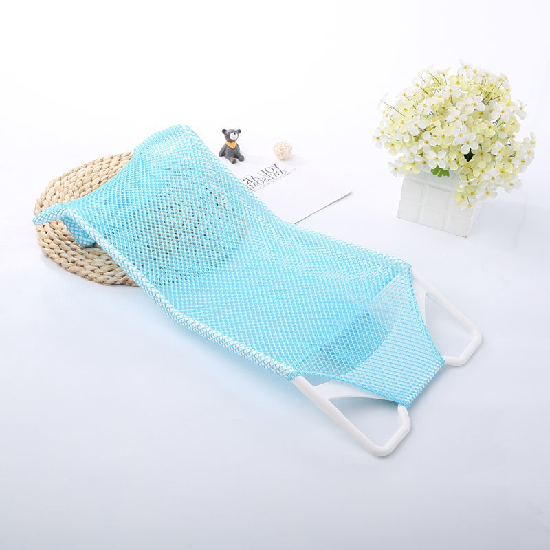 Lưới Tắm Bé Sơ Sinh Có Giá Đỡ Xốp Nằm Bồn Tắm Phổ Biến Tiện Lợi
