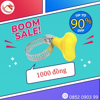 [GIẢM GIÁ CỰC MẠNH] Cổ dê ống nước, cổ xiết ống, đai xiết, kẹp đầu ống - 19x29 - INOX (Clamp inox)-đủ size