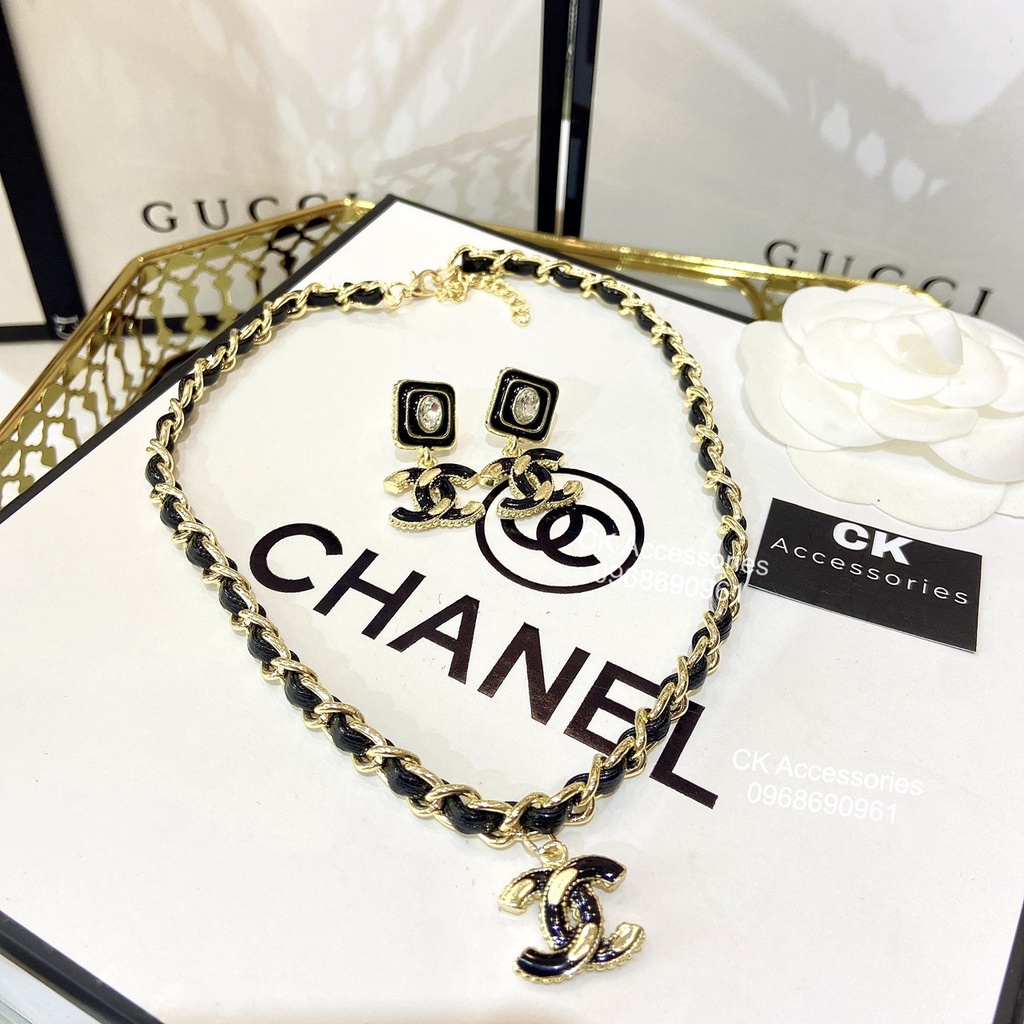 [Giá hủy diệt] Chocker dây chuyền W1834 thương hiệu cao cấp siêu phong cách