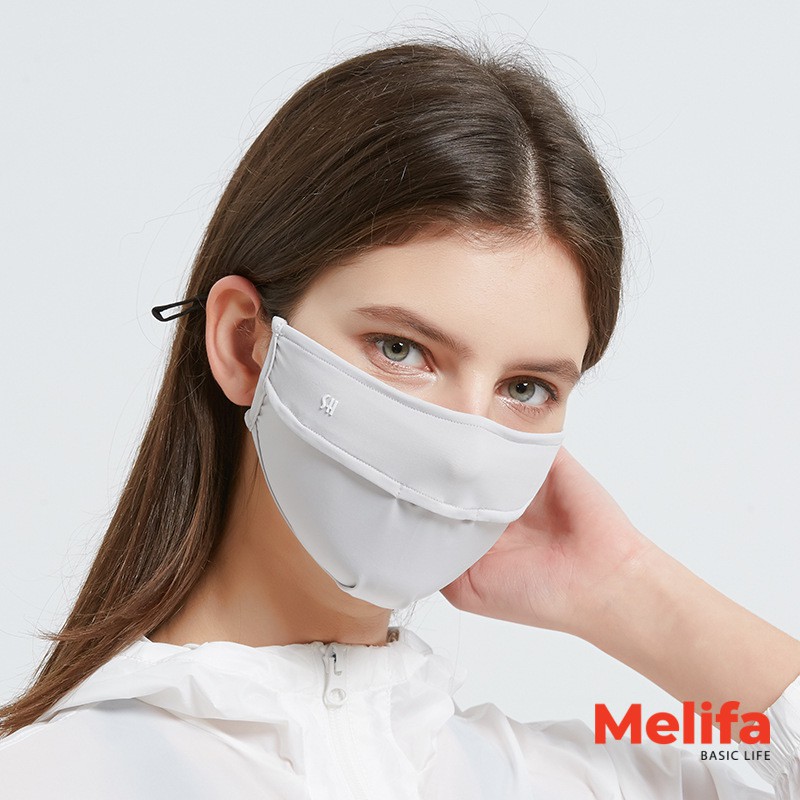 [Mã FAMAYFA2 giảm 10K đơn 50K] Khẩu trang chống nắng, chống tia UV chất cotton lụa UPF50+ mã MELI0063 | BigBuy360 - bigbuy360.vn