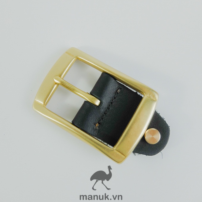 Mặt thắt lưng nam BM7 | Đầu khoá thắt lưng đồng đúc cho thắt lưng da bò bảng dây 3.3 cm - 3.4 cm