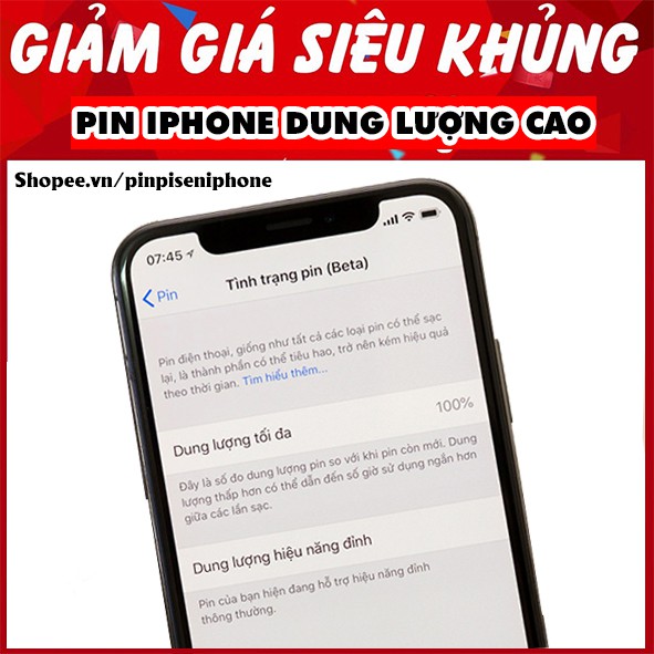 Pin iPhone 7 Plus BEST Siêu Cao 3400mAh - BẢO HÀNH 24 THÁNG