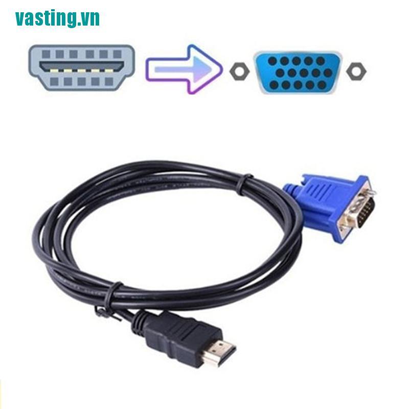 Cáp Chuyển Đổi V 1m 10m Vga Sang Hdmi Hd + Audio Tv Av Hdtv Video