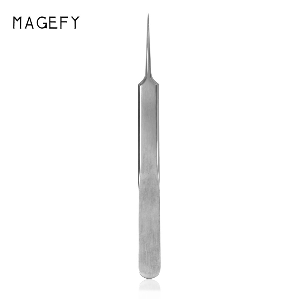 Set 5 cây nặn mụn và nhíp MAGEFY cho mụn đầu đen trứng cá cám bằng thép không gỉ