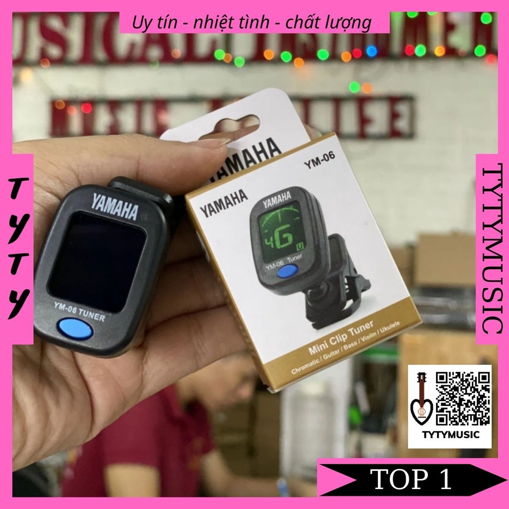 Tuner chỉnh âm Guitar Ukulele Violin YM06 YAHAHA  chính hãng TYTYmusic