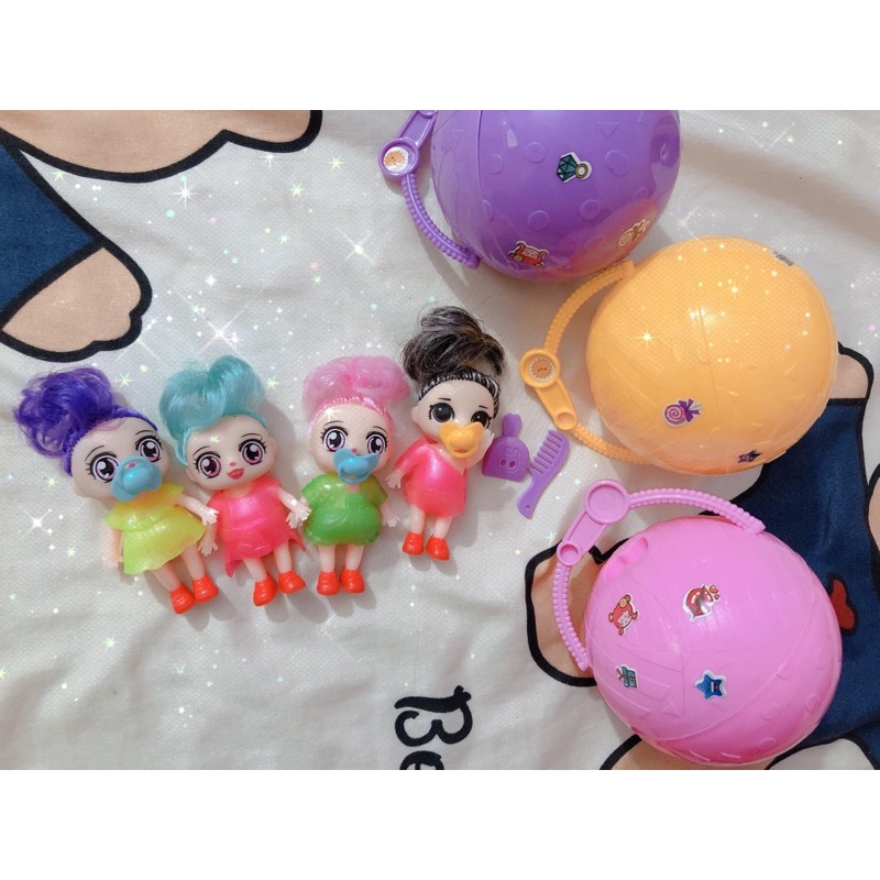 Đồ chơi trứng búp bê cho bé. loại to có quai