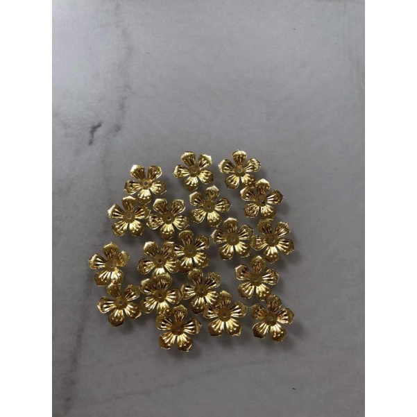 (10 cái) phiến hoa mai 5 cánh 22mm, nguyên liệu làm trâm cài tóc cổ trang, nguyên liệu diy, Sỉ phụ kiện Khánh Huyền
