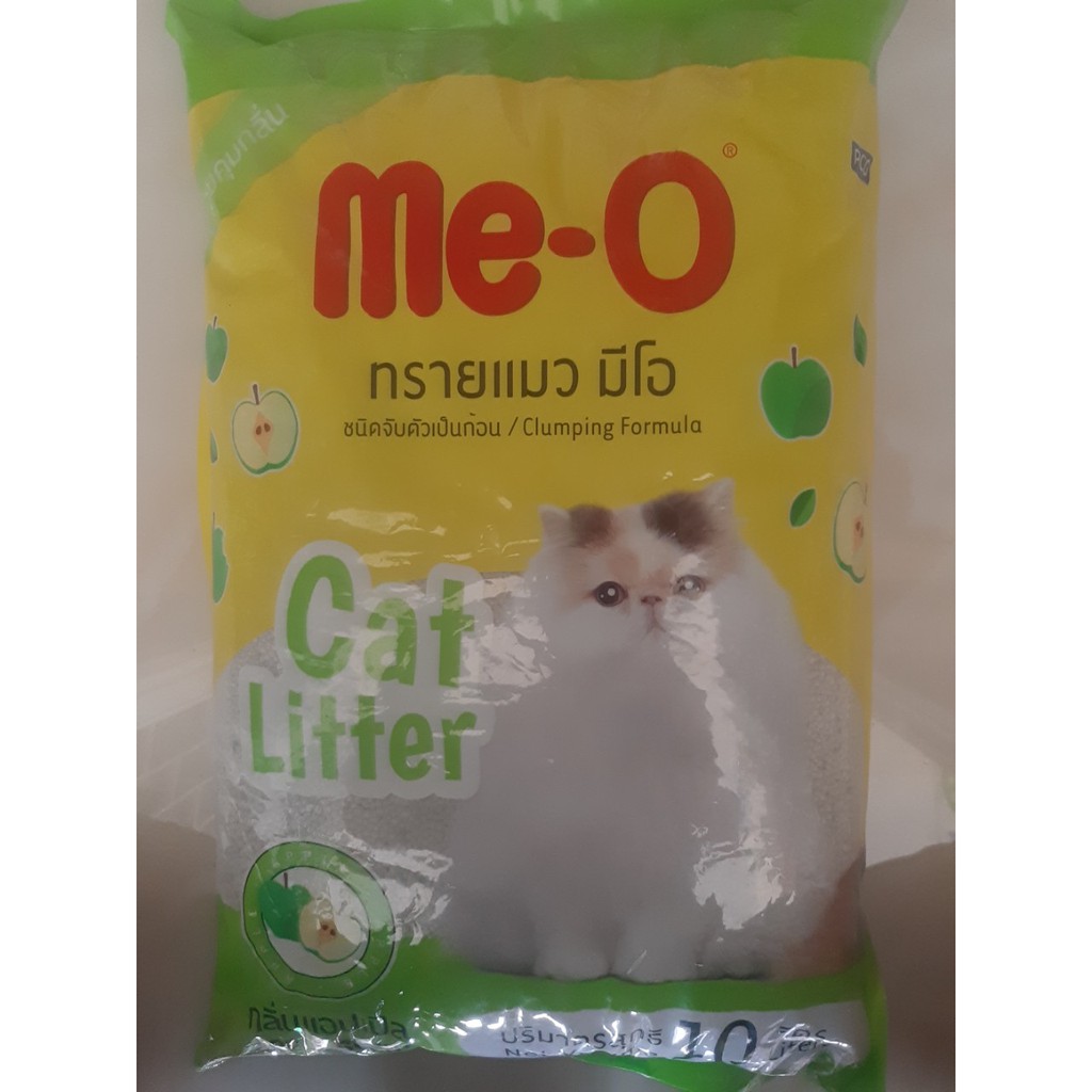 CÁT VỆ SINH CHO MÈO Me-o Hương Táo Túi 10L Xuất xứ Thái Lan - Pet shop Uytinpro