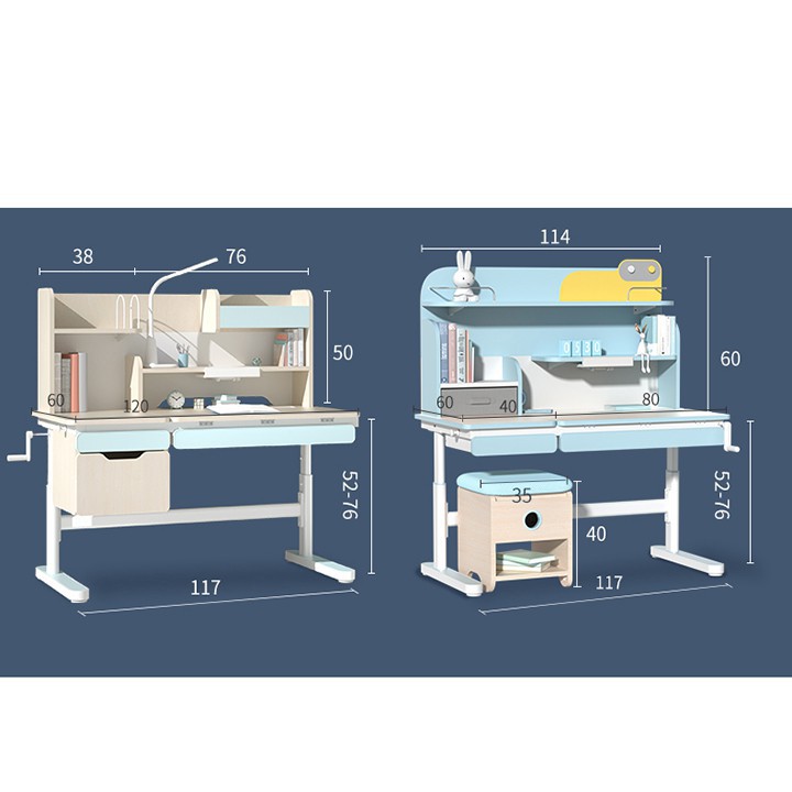 Bộ bàn ghế học sinh chống gù, chống cận, chống cong vẹo cột sống mầu xanh, hồng.