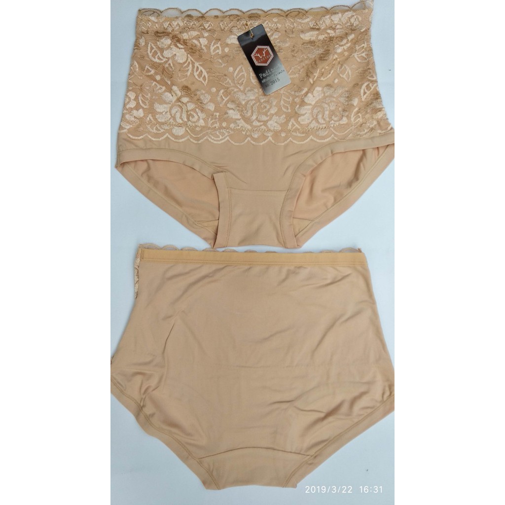 Quần lót cotton pha ren cạp cao gen bụng nhẹ, quần lót dành cho các mẹ | BigBuy360 - bigbuy360.vn