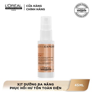 Xịt dưỡng đa năng phục hồi hư tổn toàn diện 10 trong 1 Serie Expert Absolut Repair Gold L'Oréal Professionnel 45ml