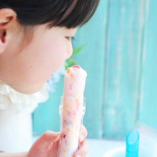 100 chiếc túi zip làm đá viên,sữa chua, kem túi winmart shop