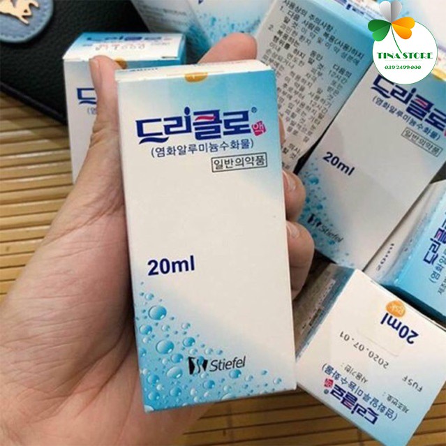 Lăn Khử Mùi Driclor Hàn Quốc 20ml - Ngăn Tiết Mồ Hôi và Khử Mùi Hiệu Quả
