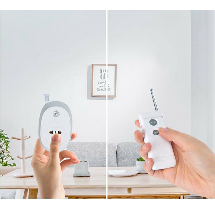 Ổ Cắm Điều Khiển Từ Xa Công Suất Lớn Honest HT-9501CZD 220v/30A 1000m mẫu mới có học lệnh