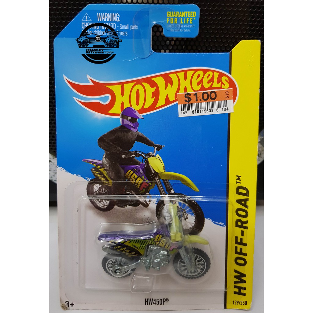 Xe mô hình đồ chơi Hotwheels cơ bản 1:64 - HW450F (Xe cào cào)