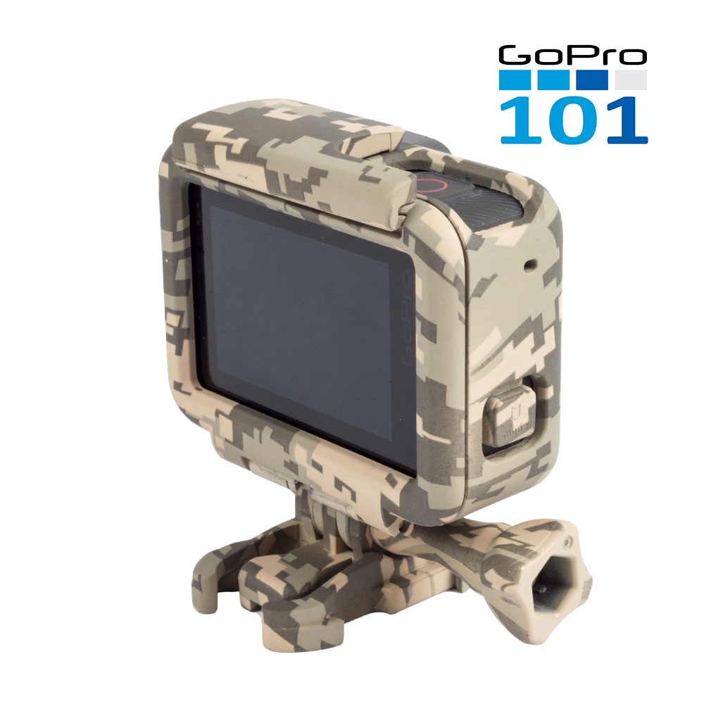 Khung nhựa Rằn Ri bảo vệ cho Gopro 5,6,7 Camoflage Case GoPro 5, 6, 7 - GoPro101