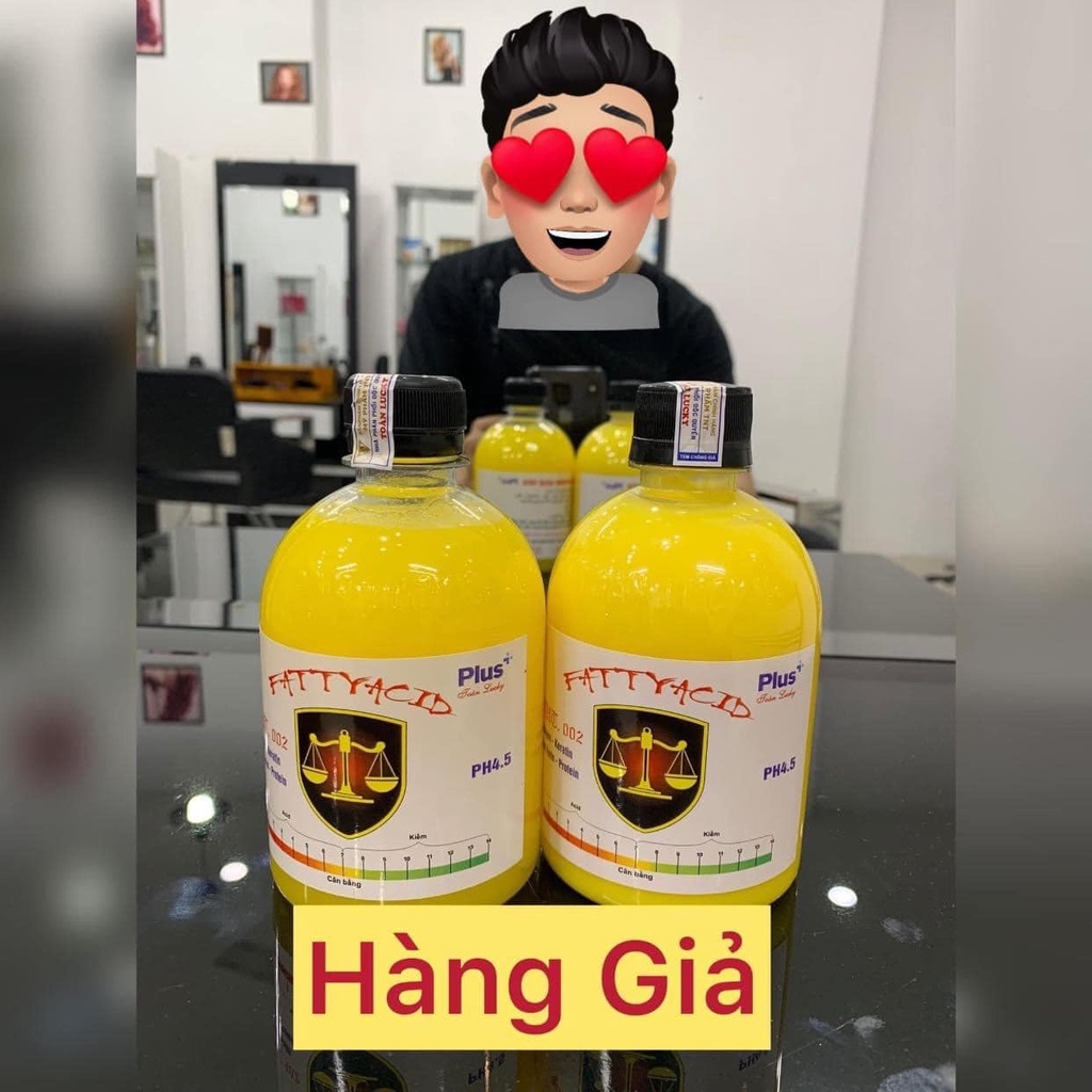 Axit béo nước và Axit béo Plus khử kiềm, chống xót và phục hồi tóc hư tổn chính hãng Camystore