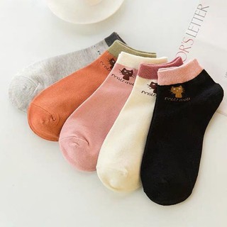 Combo 5 đôi tất nữ Miu Miu cổ ngắn