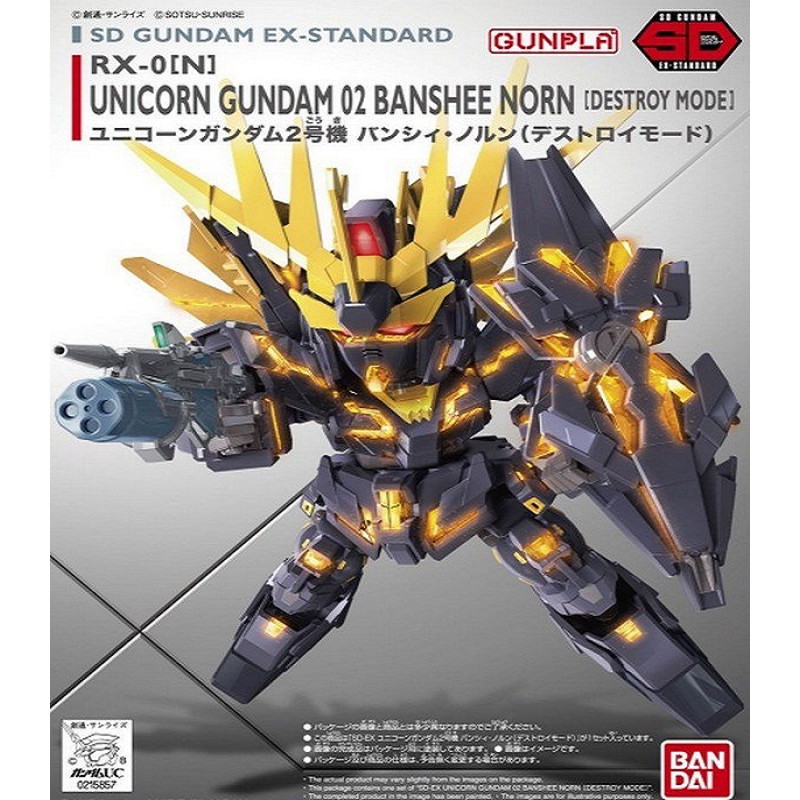 Mô Hình Lắp Ráp Gundam SD BB Unicorn Gundam 02 Banshee Norn Chính Hãng Bandai