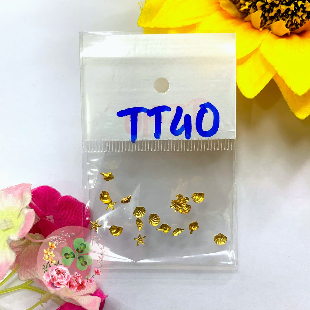Mẫu TT40 . Charm kim loại đính trang trí móng