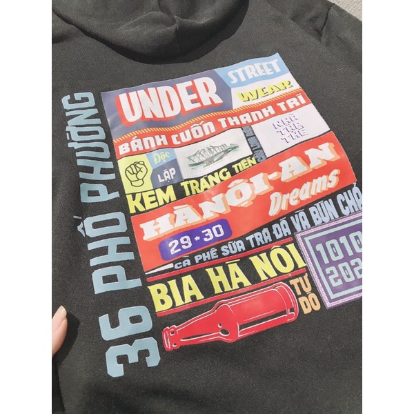 Áo Hoodie Nữ Hà Nội Phố Cực Hót, Áo Hôdie Nữ Nỉ  Có Mũ Form Rộng Unisex | BigBuy360 - bigbuy360.vn