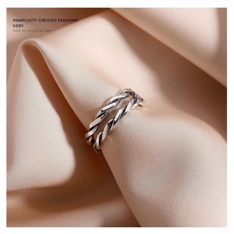 ✨✨Set 2 Nhẫn Đeo Tay Kim Loại Tạo Hình Mặt Cười Thời Trang Cho Nữ