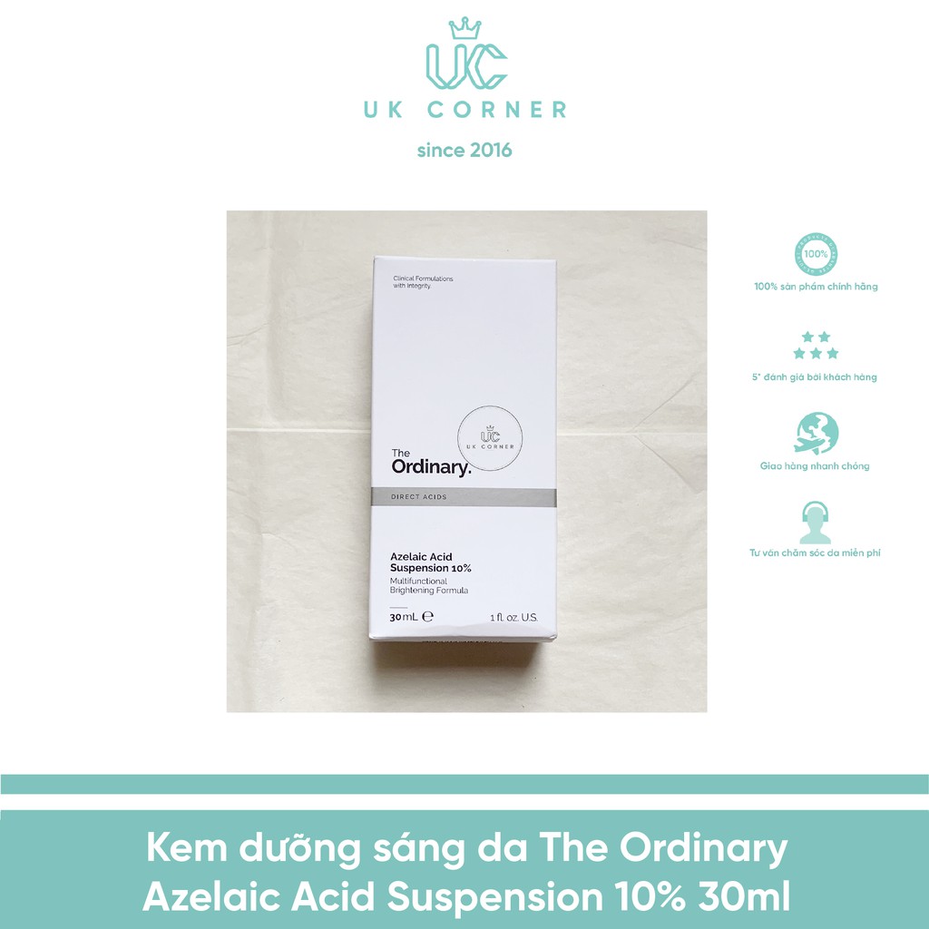 Kem dưỡng sáng da The Ordinary Azelaic Acid Suspension 10% 30ml