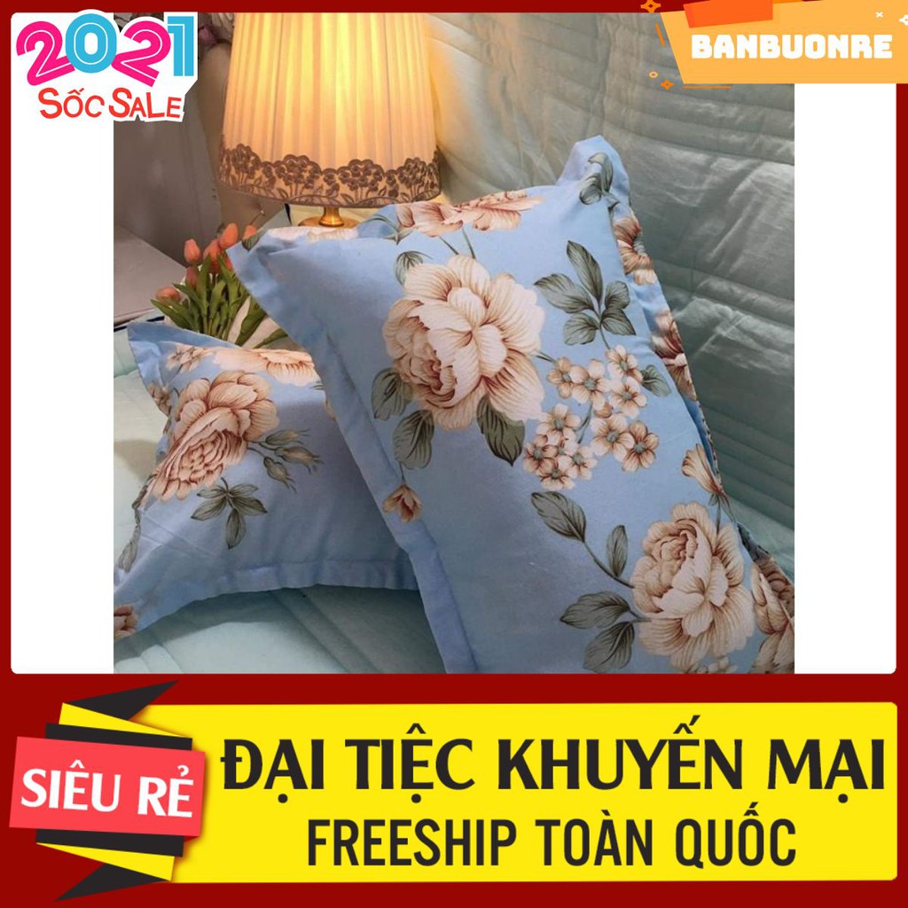 Set 2 Ruột gối bông hạt tặng 2 vỏ gối nằm nặng 1kg BBR24
