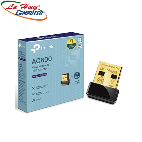 Bộ thu sóng usb Wifi TP-Link Archer T2U NANO (AC600)
