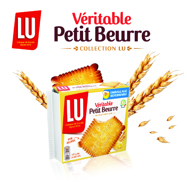 Combo 2 gói bánh quy bơ pháp lu veritable petit beurre 2x200g - ảnh sản phẩm 4