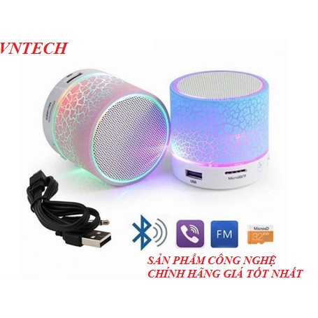 LOA BLUETOOTH MINI A9, đèn LED đổi màu nháy theo nhạc - GIÁ TỐT NHẤT