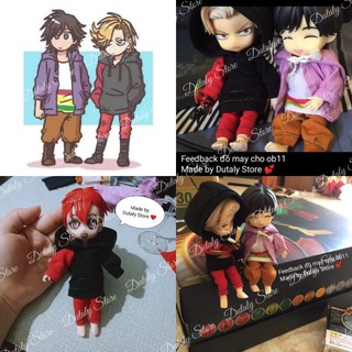 Ob11 - set 33 cosplay Ankh trong Kamen Rider OOO dành cho búp bê ob11, ddf, nendoll, UFdoll, ymy