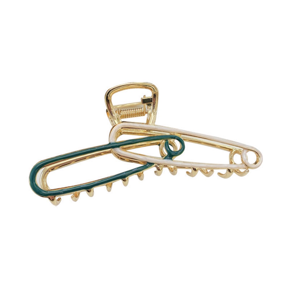 Kẹp Tóc Kim Loại Kiểu Dáng Hình Học Nhiều Màu Sắc