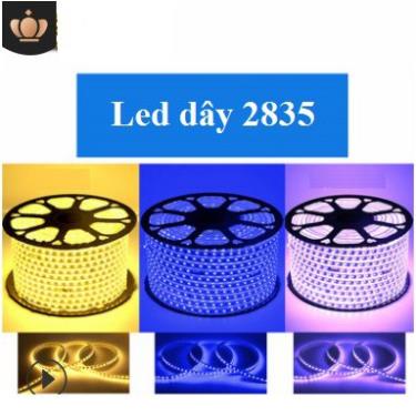 Đèn led dây 2835 trang trí trong nhà, ngoài trời