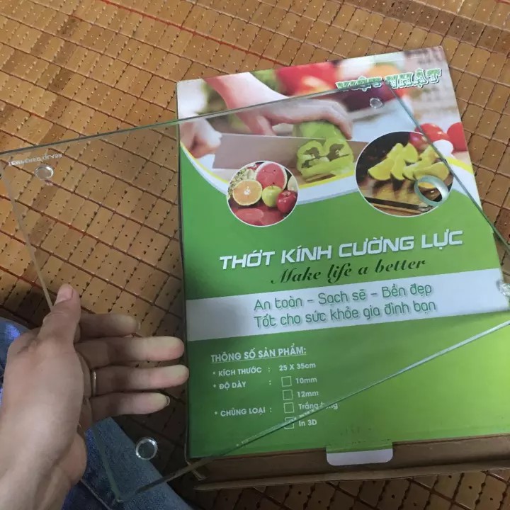 [SALE OFF ] Thớt kính cường lực trong suốt chịu lực 1000kgs | BigBuy360 - bigbuy360.vn
