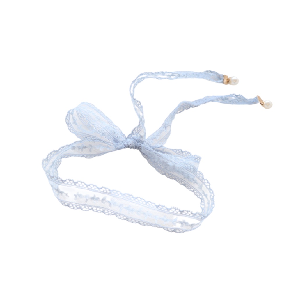 Vòng Cổ Choker Phối Ren Đính Ngọc Trai Giả Thời Trang Cho Nữ