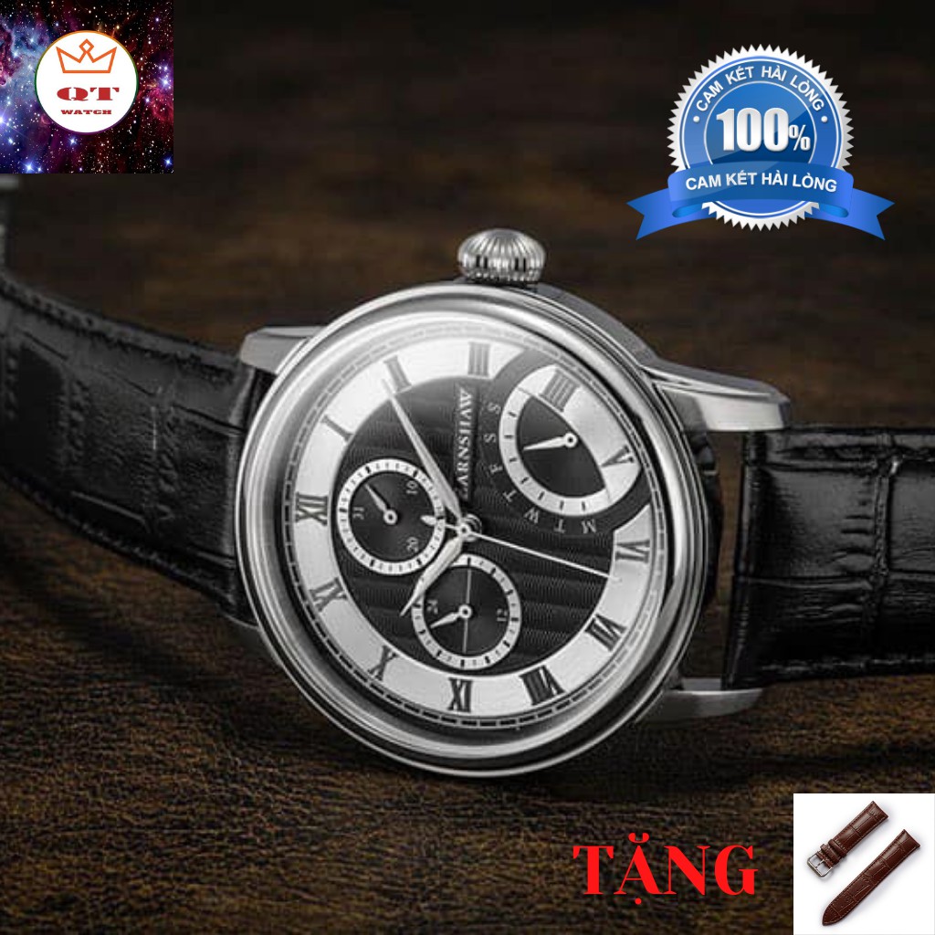 Đồng Hồ Nam Chính Hãng THOMAS EARNSHAW LONGITUDE MULTI-FUNCTION RETROGRADE ES-8104-01 Tặng Kèm Dây Da Cao Cấp