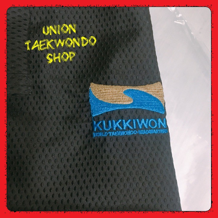 [Giới Hạn] Áo Quần Võ Phục Taekwondo KUKKIWON Kim Cương ĐEN | Tặng kèm móc khóa Taekwondo #UnionTaekwondoSHOP