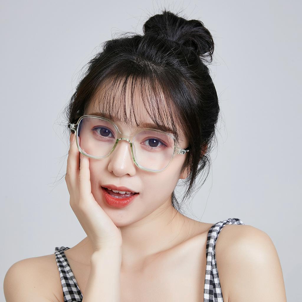 Mắt Kính Gọng Trong Suốt Chống Bức Xạ Từ Hàn Quốc Cho Nữ