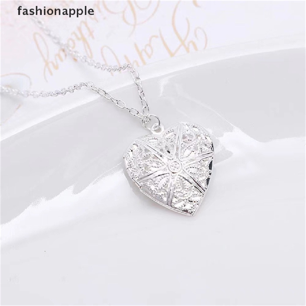 Vòng cổ Mặt Mở Hình Trái Tim Thời Trang Cho Nữ