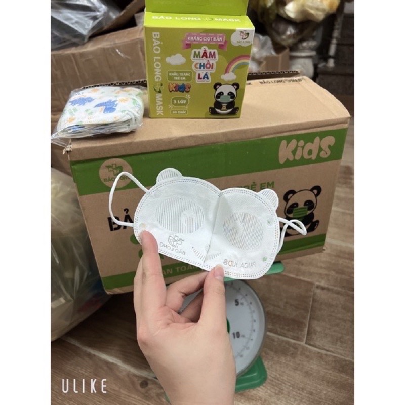 [HỘP 10 cái] KHẨU TRANG KHÁNG KHUẨN MẦM CHỒI LÁ CHO BÉ