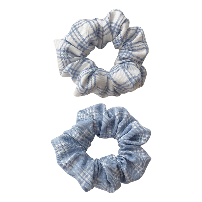 Dây Buộc Tóc Họa Tiết Ca Rô Đơn Giản Dành Cho Nữ