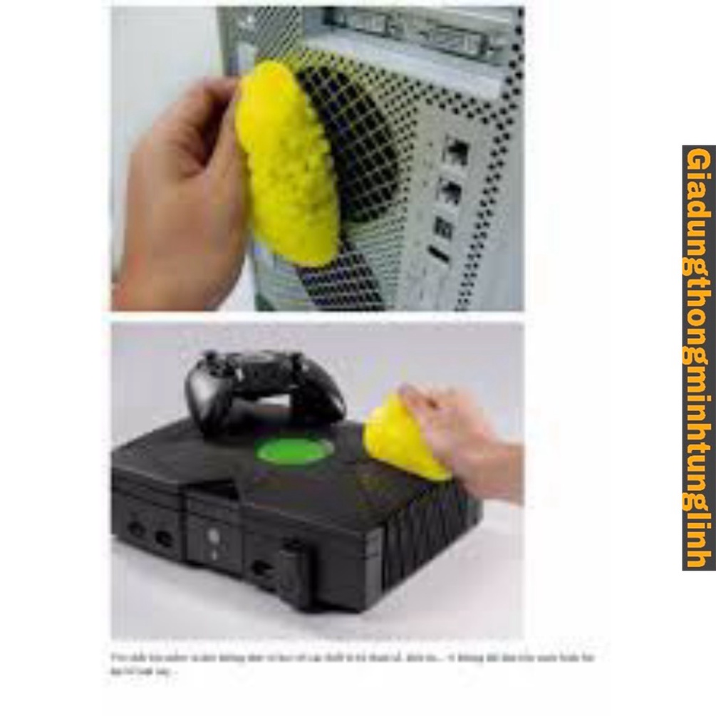 💥Siêu Dính💥Gôm bám bụi bẩn Silicon, siêu mềm Dính Hút Bụi lau chùi thiết kế bên trong xe con xe con Bàn Phím-Gel Lăn B