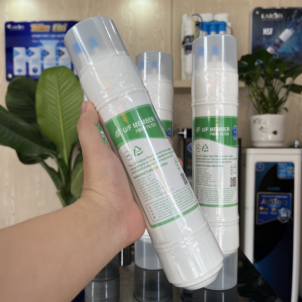 Màng (Lõi) Lọc UF Nối Nhanh Hàn Quốc Dùng Cho Máy UF Không Dùng Điện, Không Nước Thải