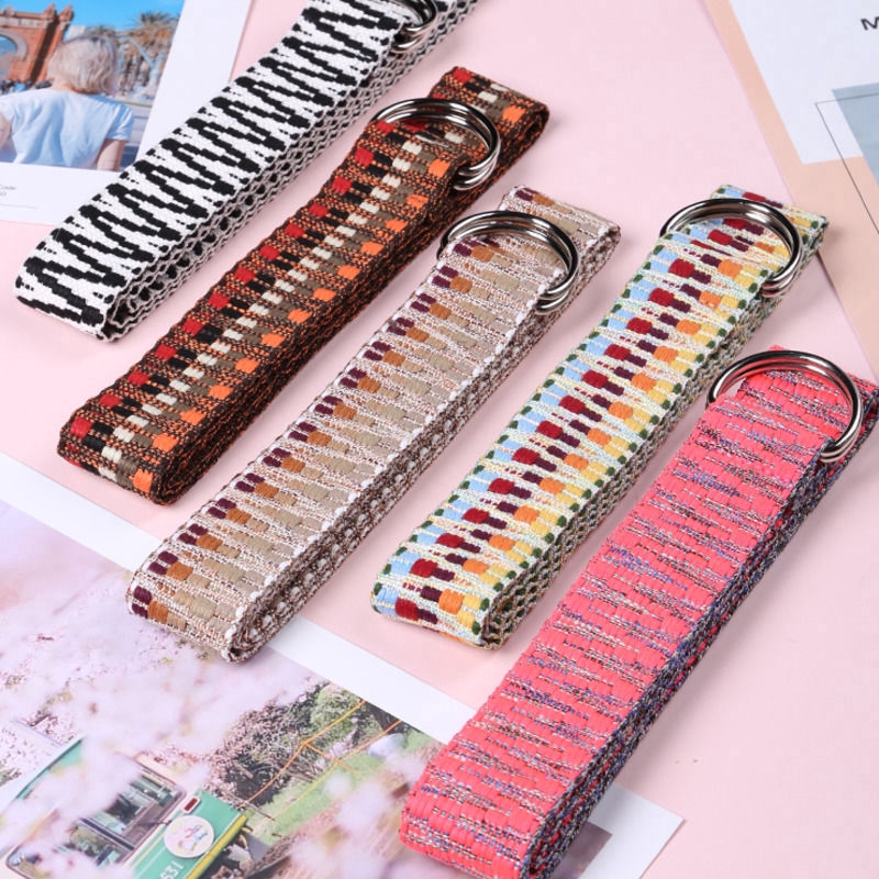 Thắt Lưng Vải Bố Thiết Kế Đơn Giản Phong Cách Hàn Quốc