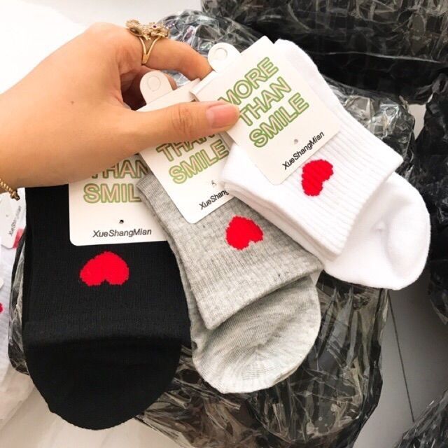 (Xả kho) Tất tim 7k