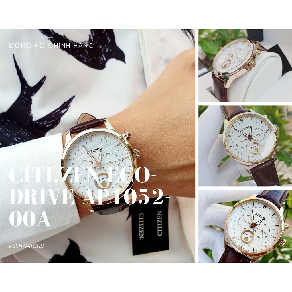 Đồng hồ nam Citi.zen Eco-Drive AP1052-00A cao cấp chính hãng