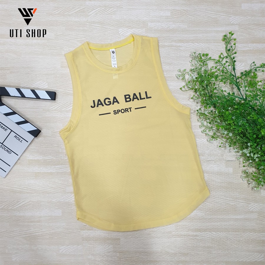 Áo Tank Top Thun Lưới Tập Gym - Vải Lưới Mịn