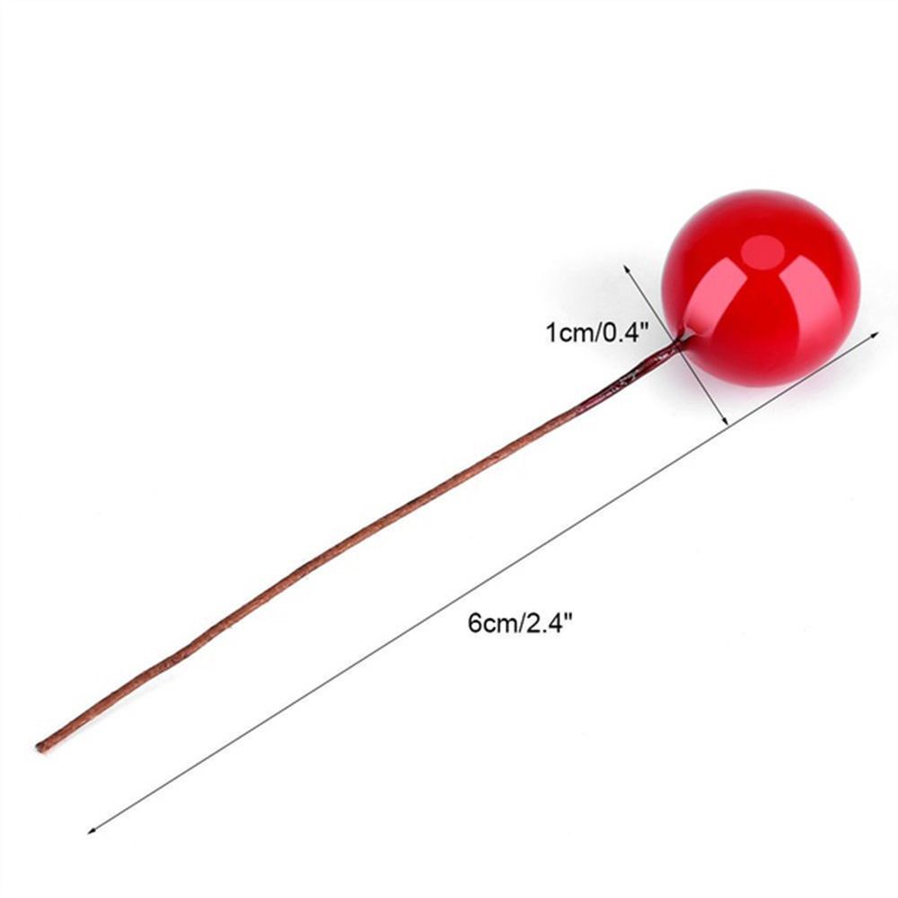 Set 50/ 100 cành trái cherry giả nhiều màu dùng trang trí cây thông giáng sinh/ tiệc cưới mới
