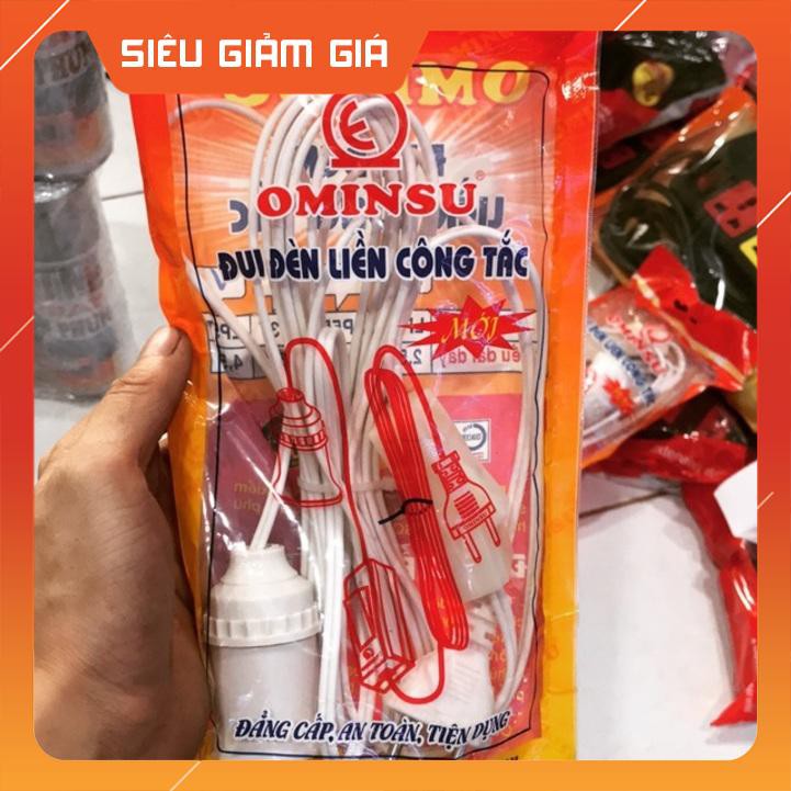Đui Đèn liền công tắc (dây dài 2,5m hoặc 4,5m)